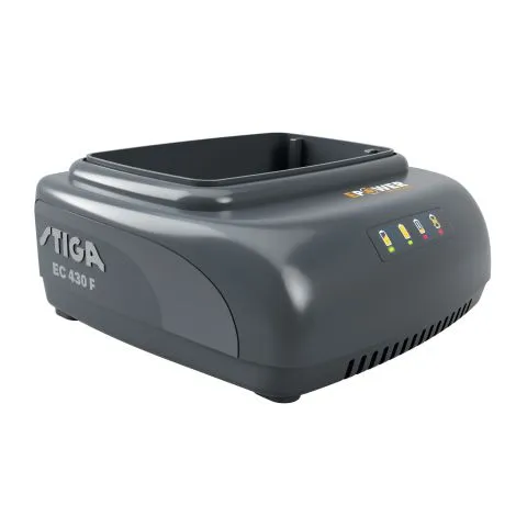 Begränsad tid EC 430 F STIGA Snabbladdare 48 V, 3 A